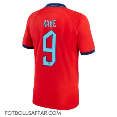 England Harry Kane #9 Bortatröja VM 2022 Kortärmad
